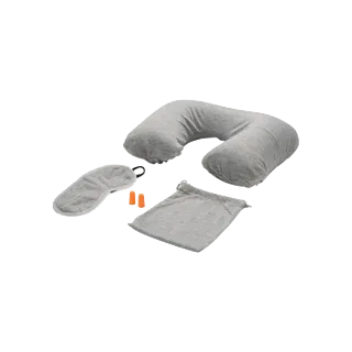 ADbox Viaggio - set riposo: cuscino, mascherina, tappi per orecchie